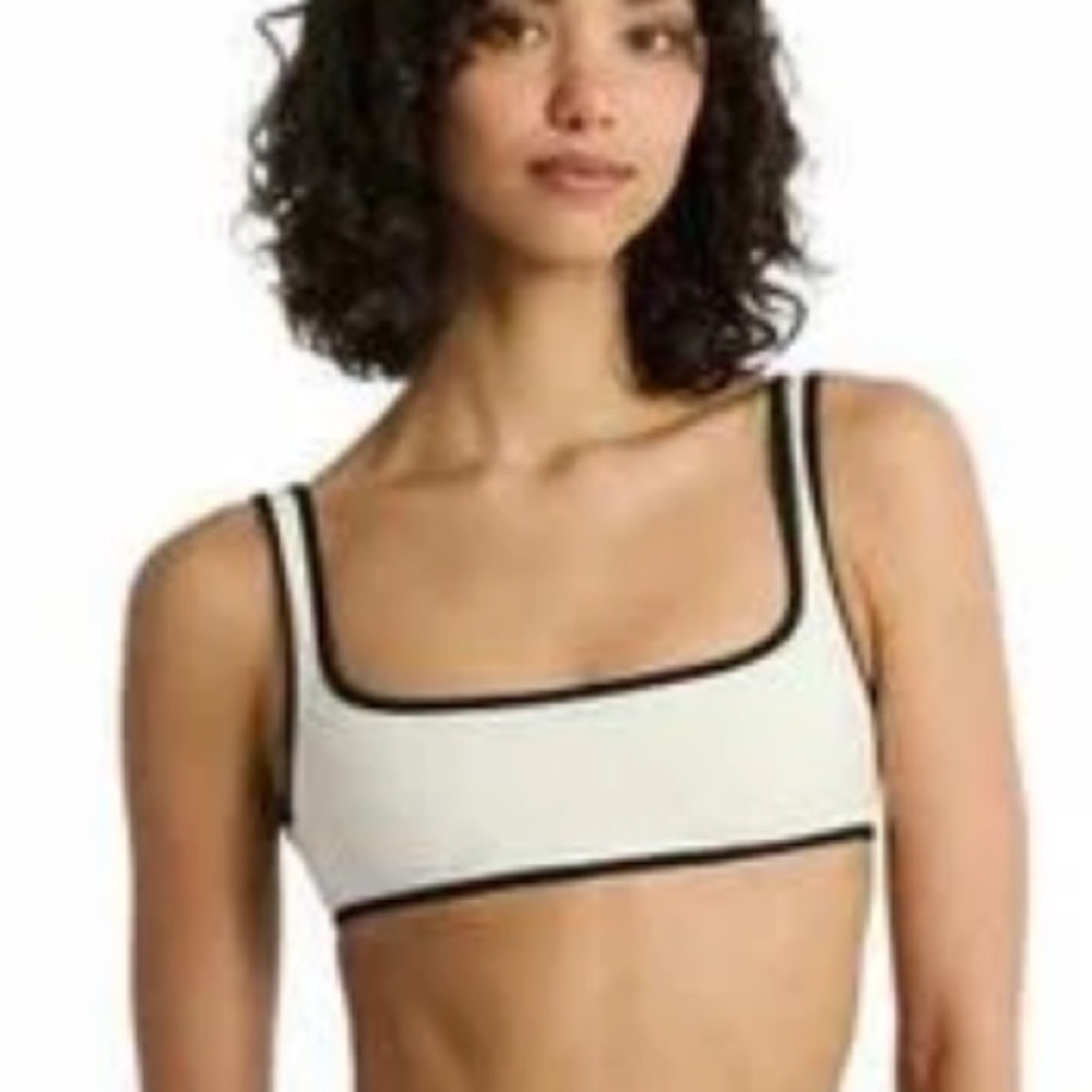 WeWoreWhat gold bikini top